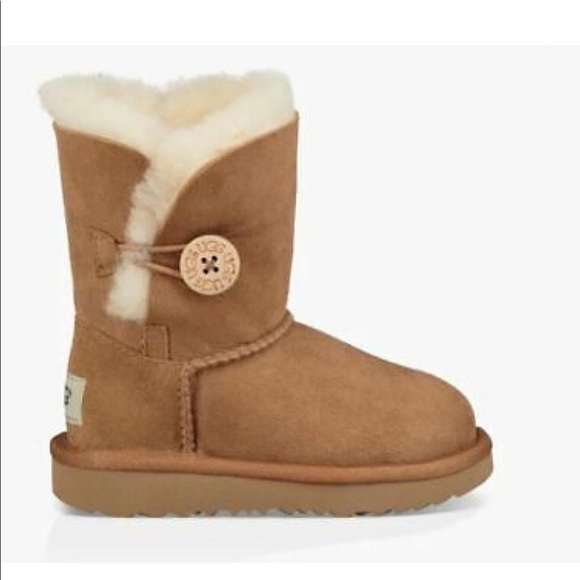 UGG Other - TODDLER UGG BOOT BAILEY BUTTON II CHESTNUT ORIG WATER RESISTANT